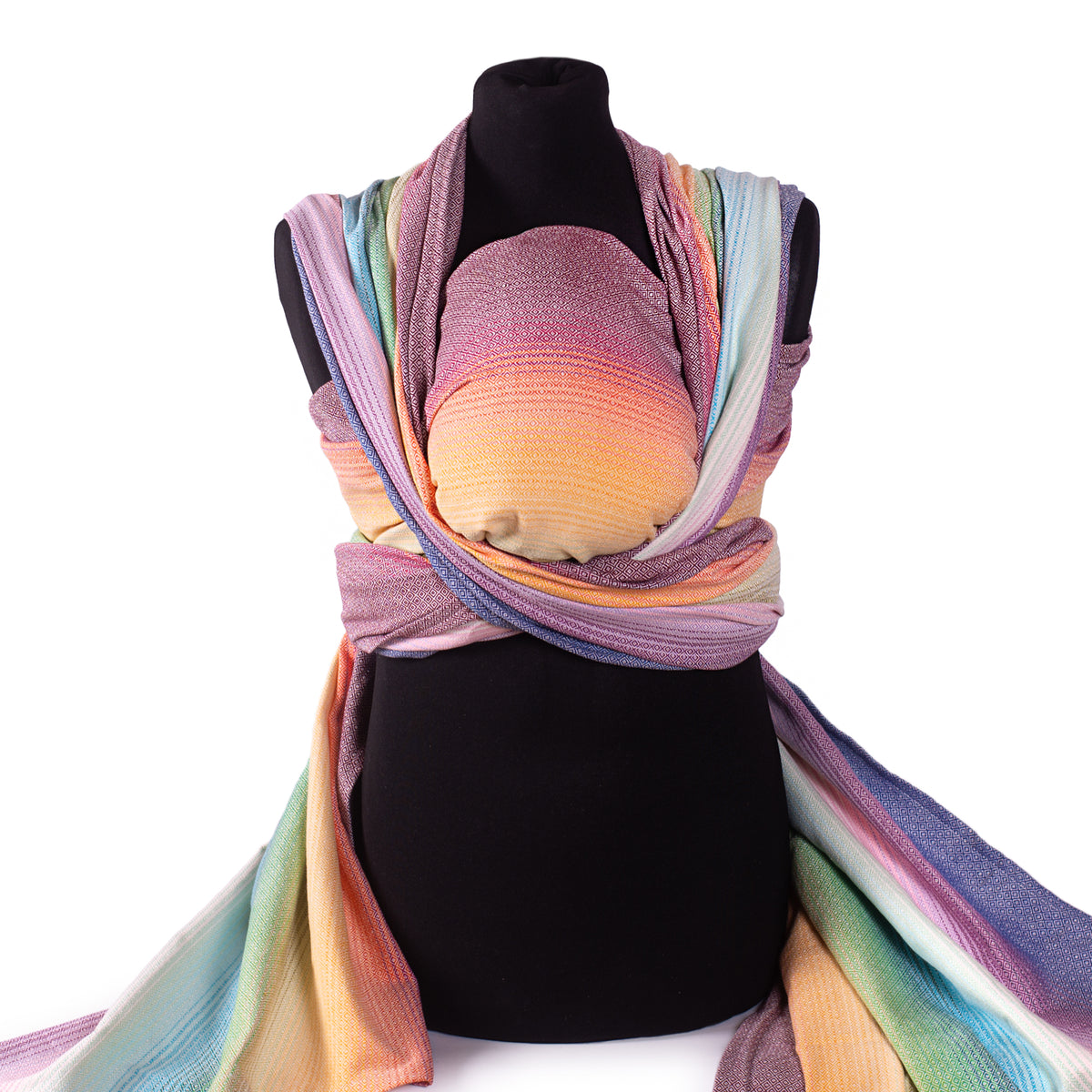 Tragetuch Diamond Rainbow - recycled cotton