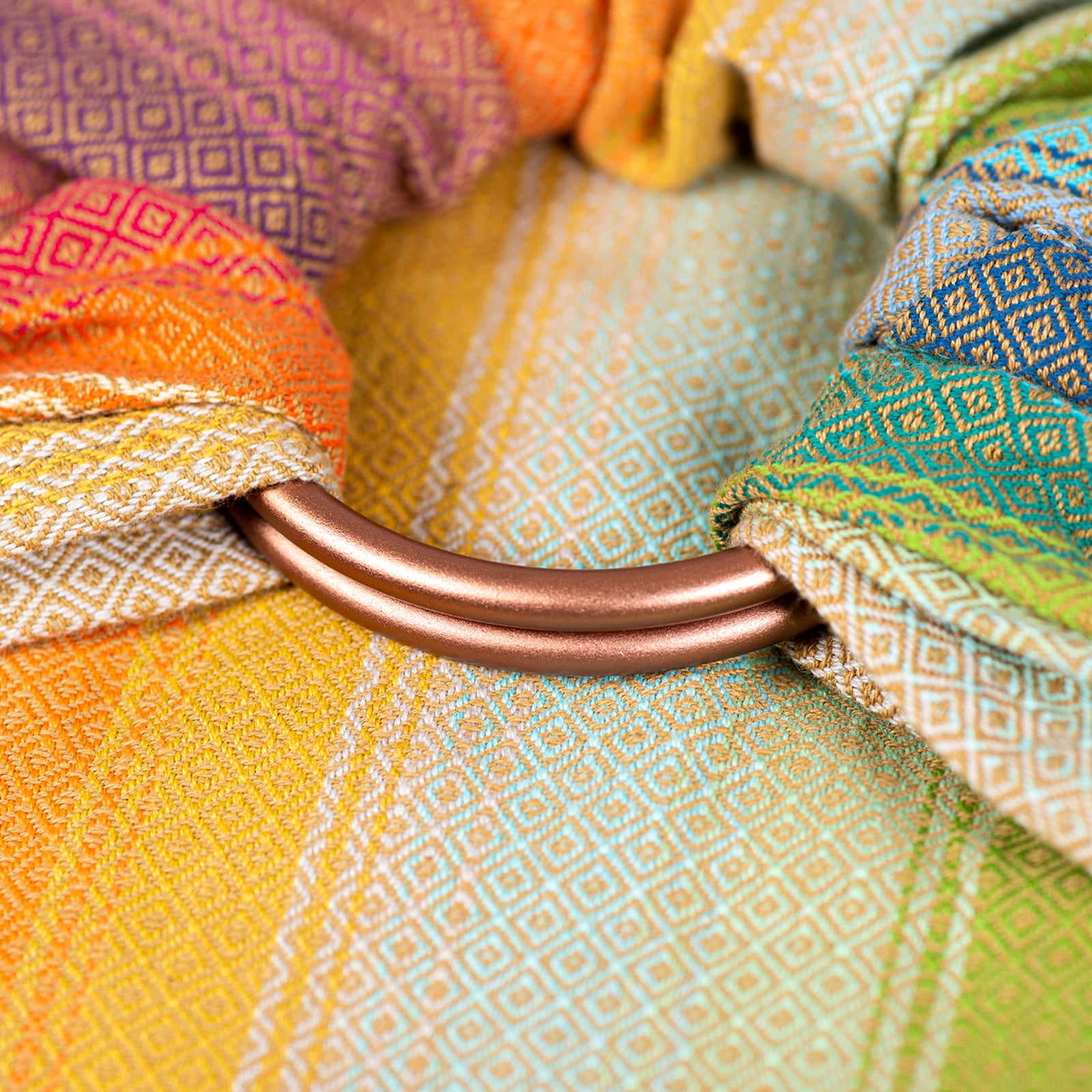 Ringsling Boy or Girl Diamant Details bronzene Ringe